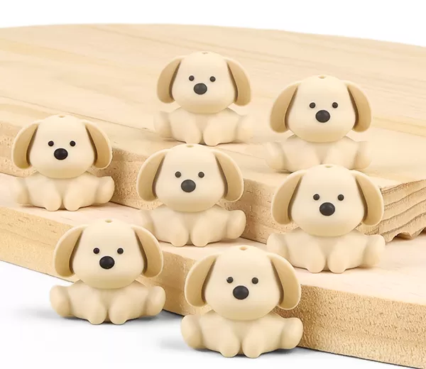 X589 3D Animal Silicone Beads