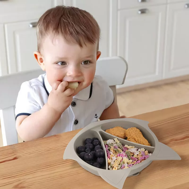 baby plate silicon