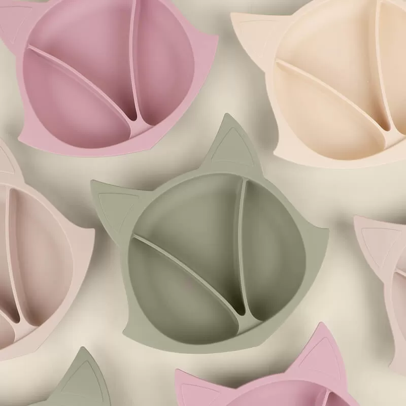 baby silicone suction plate