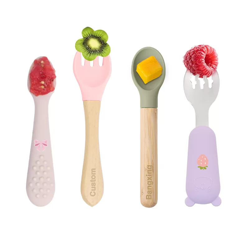 Safe Materials, Thoughtful Design . Bngxing Baby Spoon & Fork Series