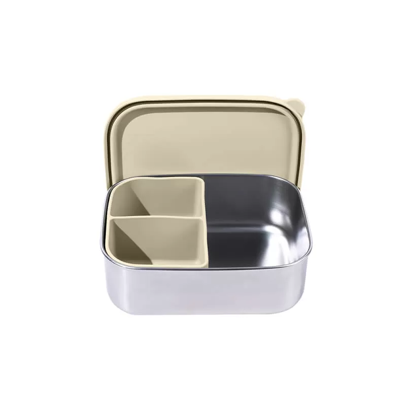 BX0097 Stainless Steel Bento Box With Silicone Lid