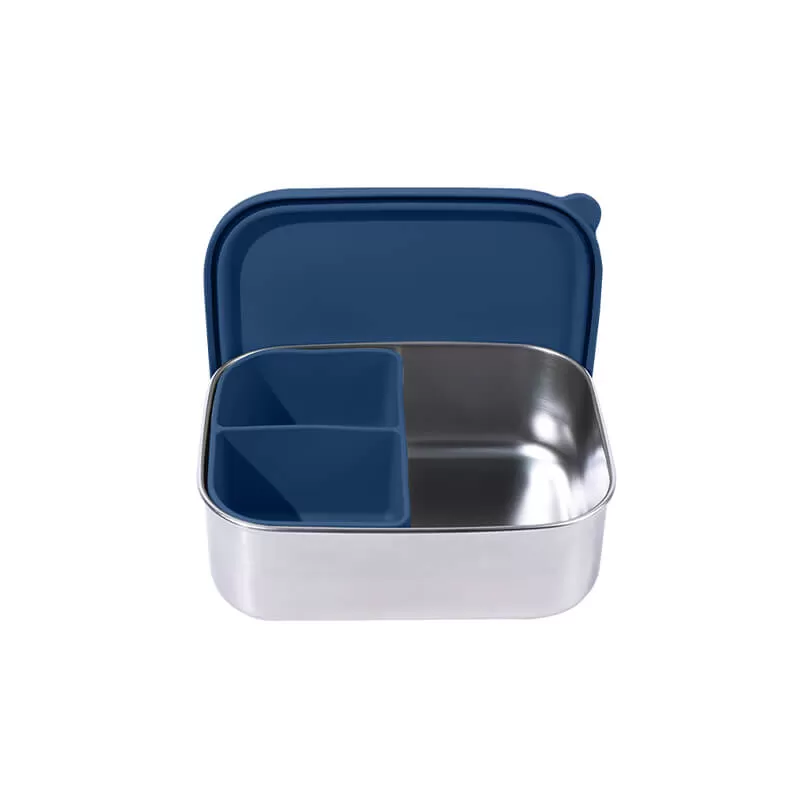 BX0097 Stainless Steel Bento Box With Silicone Lid