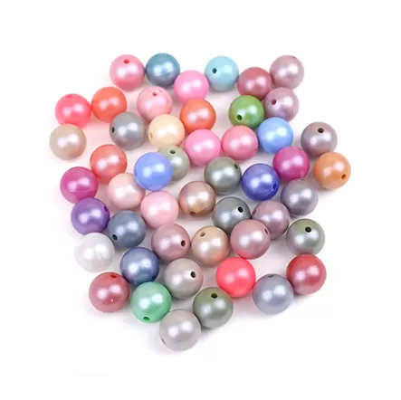 BS0002 Silicone Shiny Beads