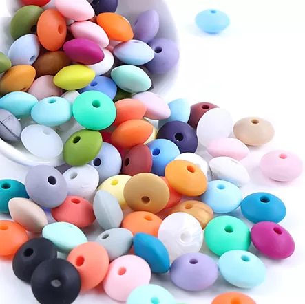 BS0004 Silicone Abacus Beads
