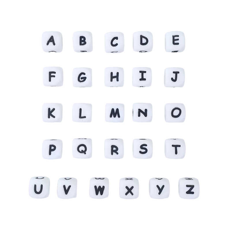 BS0005 Silicone Letter Beads