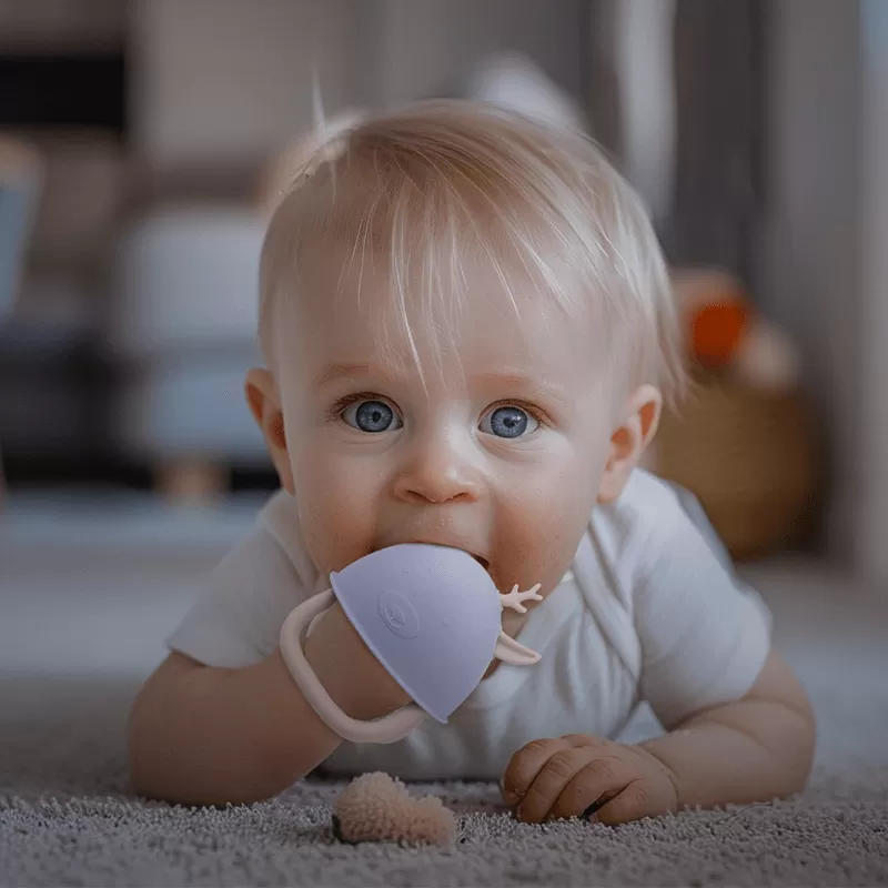 bx00108 cute elk glove silicone teether