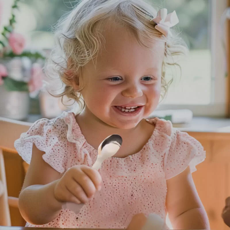 bx0049 stainless steel fork and spoon baby