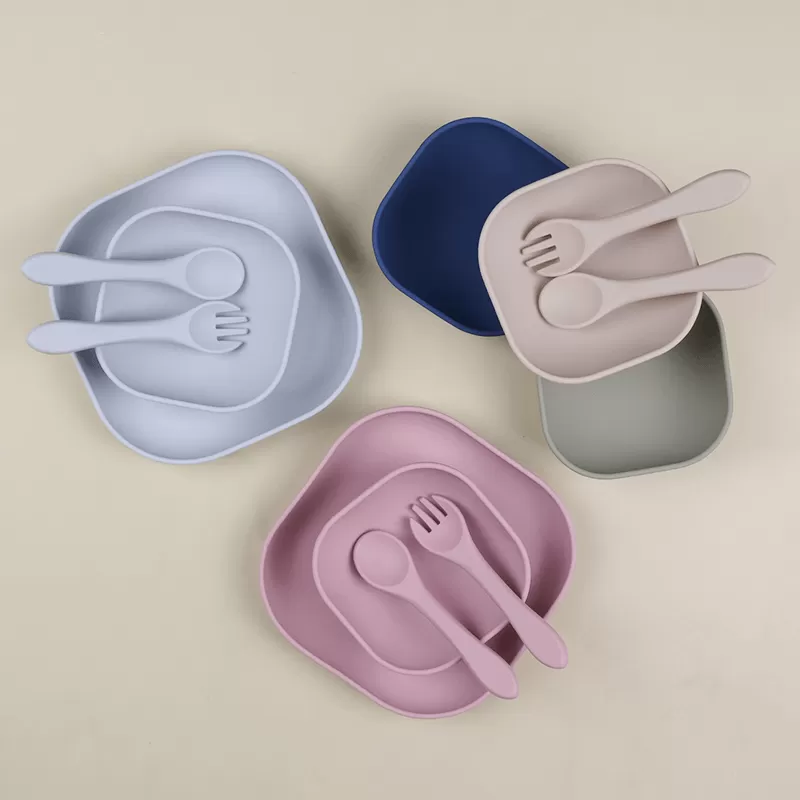 bx0072 silicone baby plate