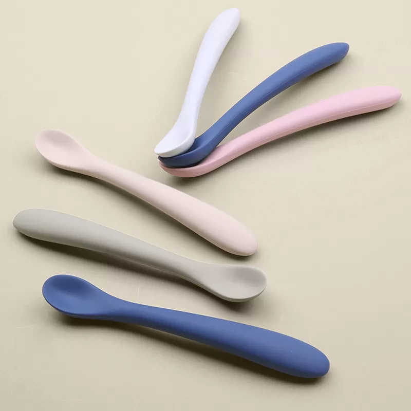 bx0074 silicone baby spoon