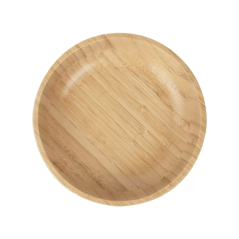 BX0084 Bamboo Plates with Silicone Suction