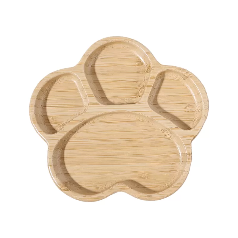 BX0084 Bamboo Plates with Silicone Suction