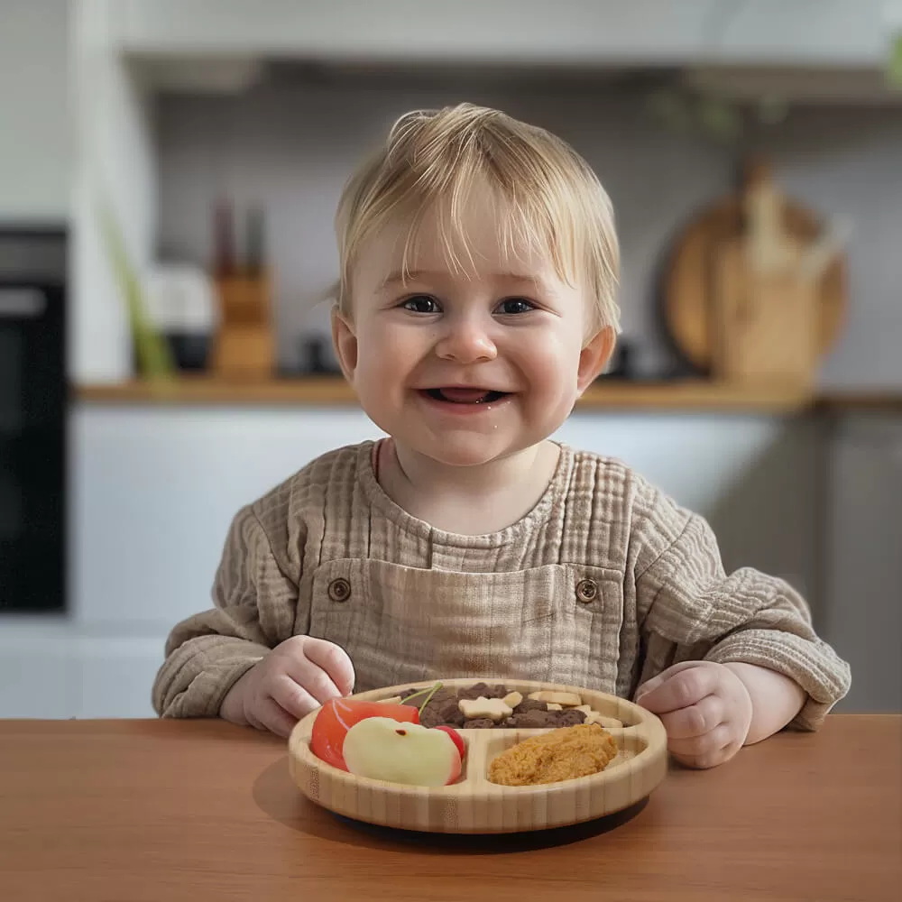 bx0084 kids bamboo plate set