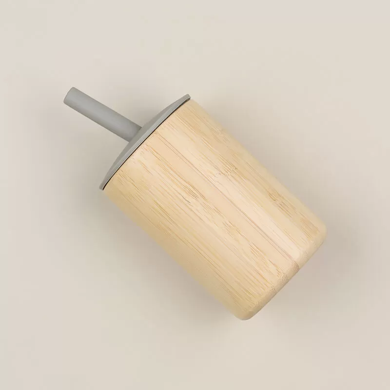 bx0090 bamboo cups with lid and straw
