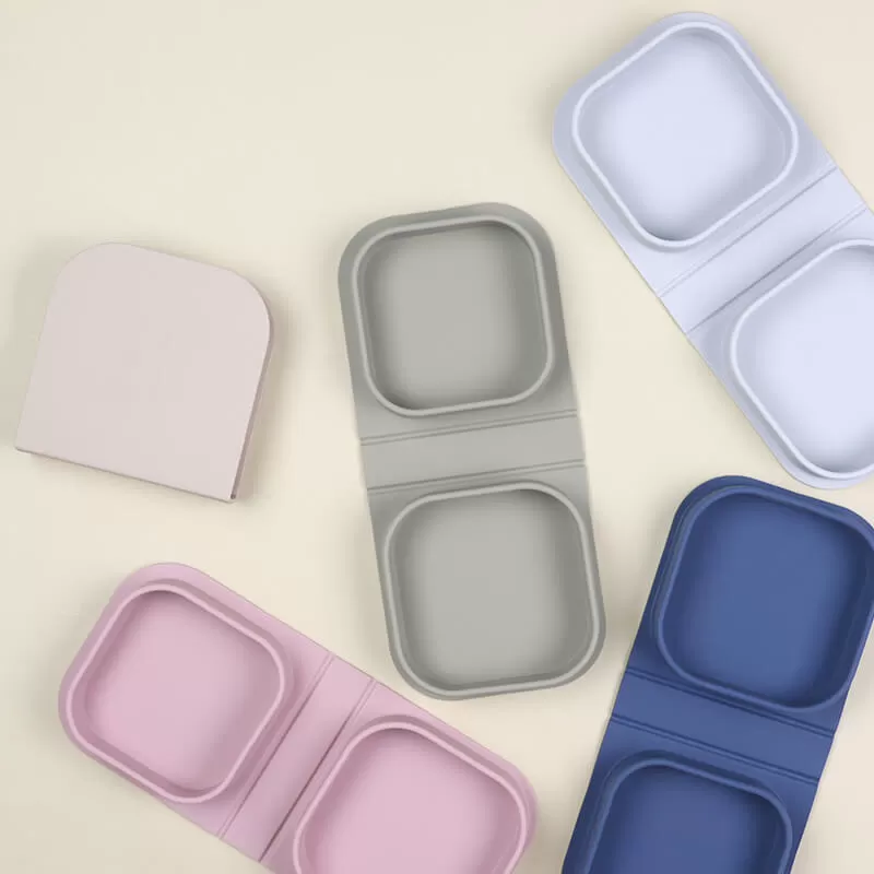 bx0091 foldable silicone camping plate