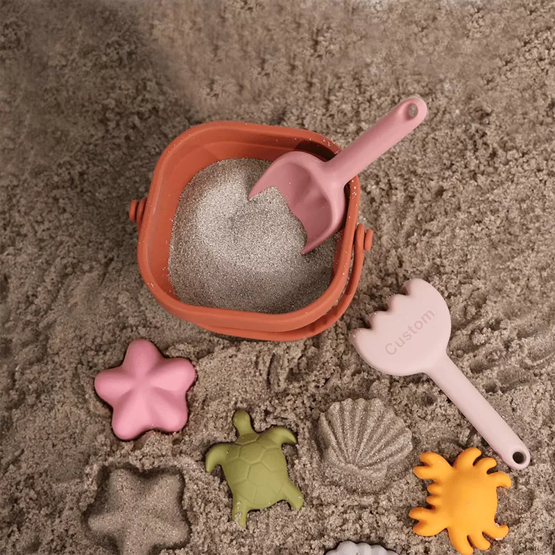 bx0099 silicone beach toy set