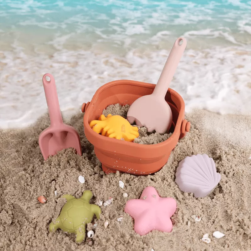 bx0099 silicone beach toys set