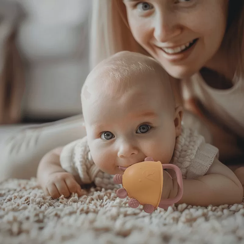 bx0107 silicone baby teething toy