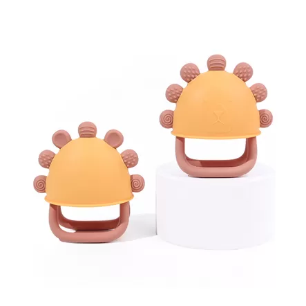 BX0107 Silicone Lion Mitten Teether