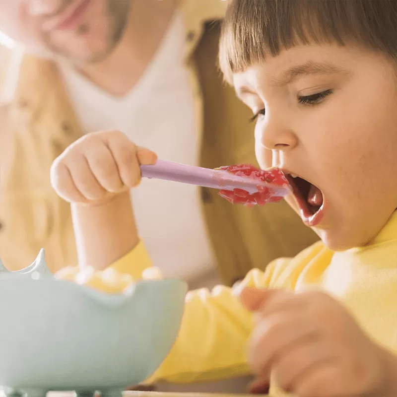 bx0109 baby feeding training spoon