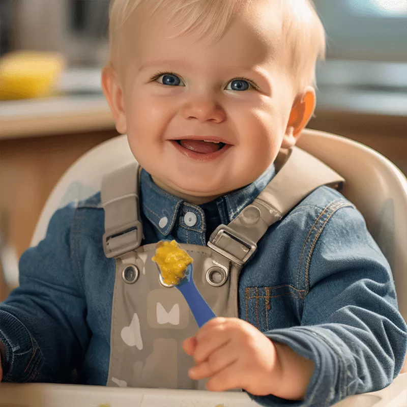 bx0109 baby silicone spoon