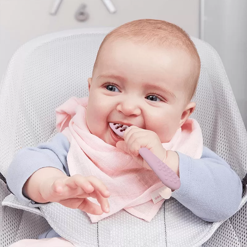 bx0109 silicone chew spoon set for babies