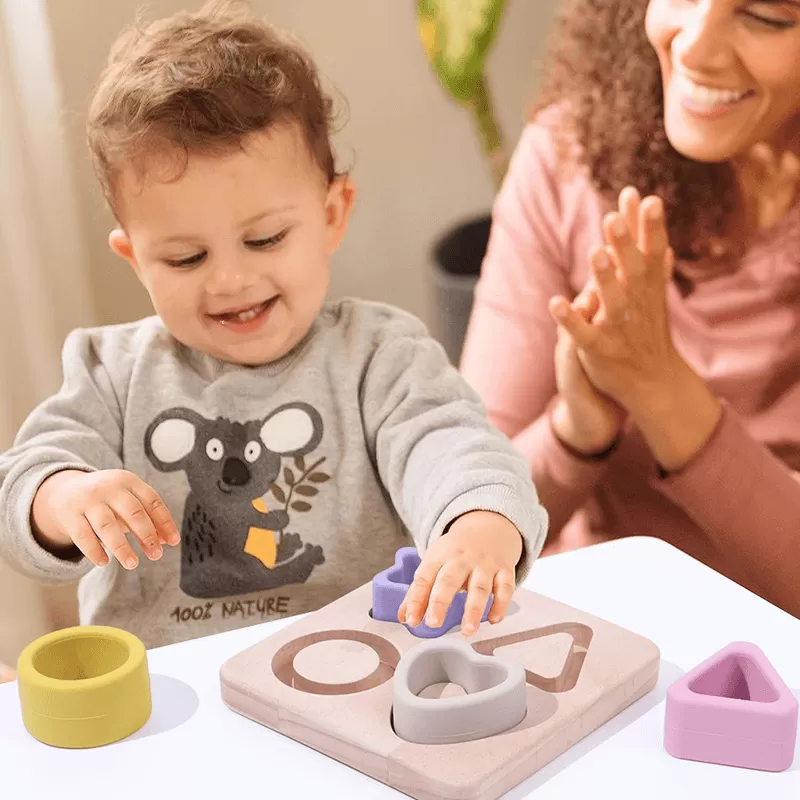 bx0116 silicone puzzle toys for kids learning