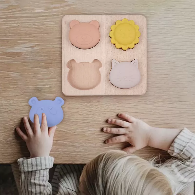 bx0117 animal silicone puzzle