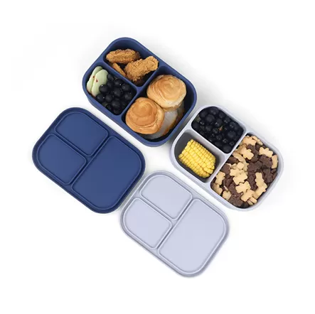 BX0127 1200 ml  Silicone Bento Box