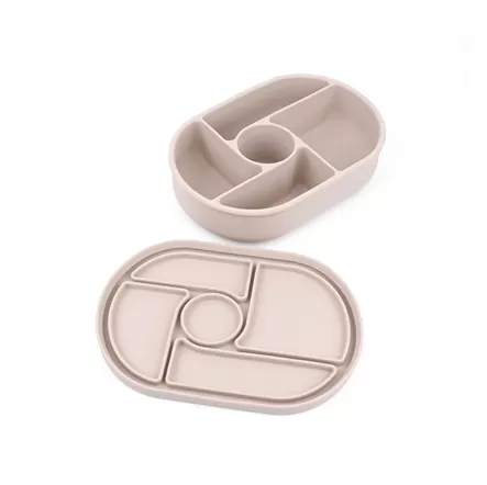BX0133 1200ml Silicone Bento Box With 5 Compartments