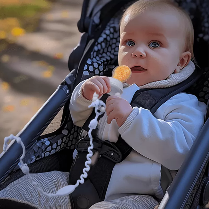 bx0142 anti lost silicone pacifier dummy clip