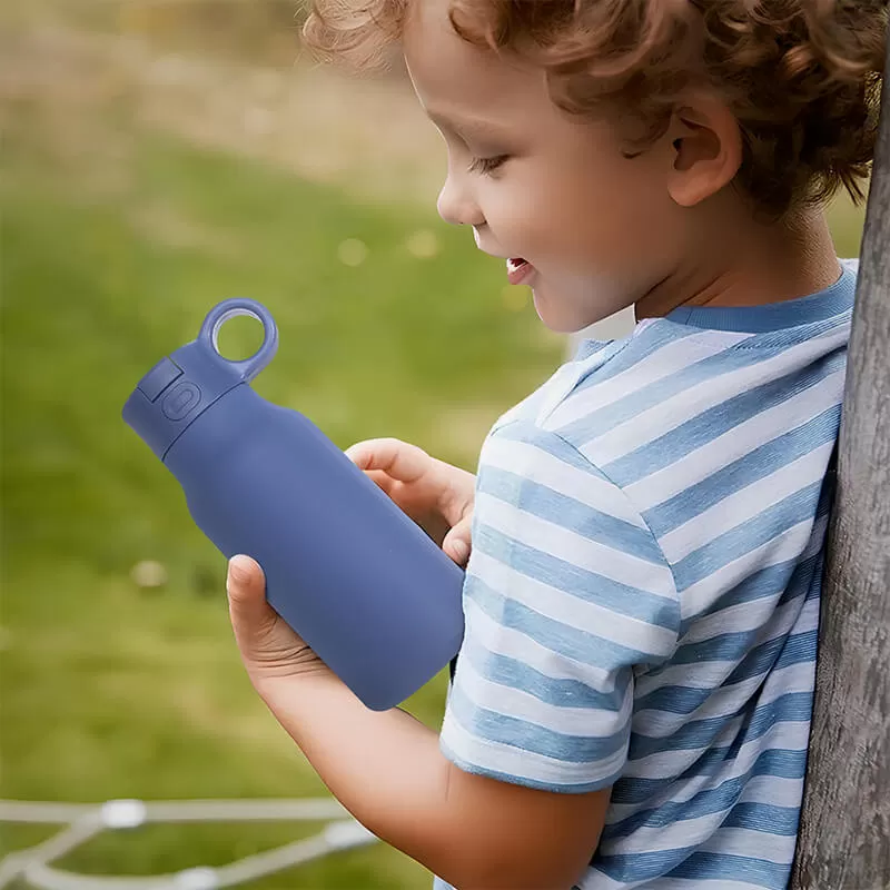 bx0144 children travel straw silicone bottle