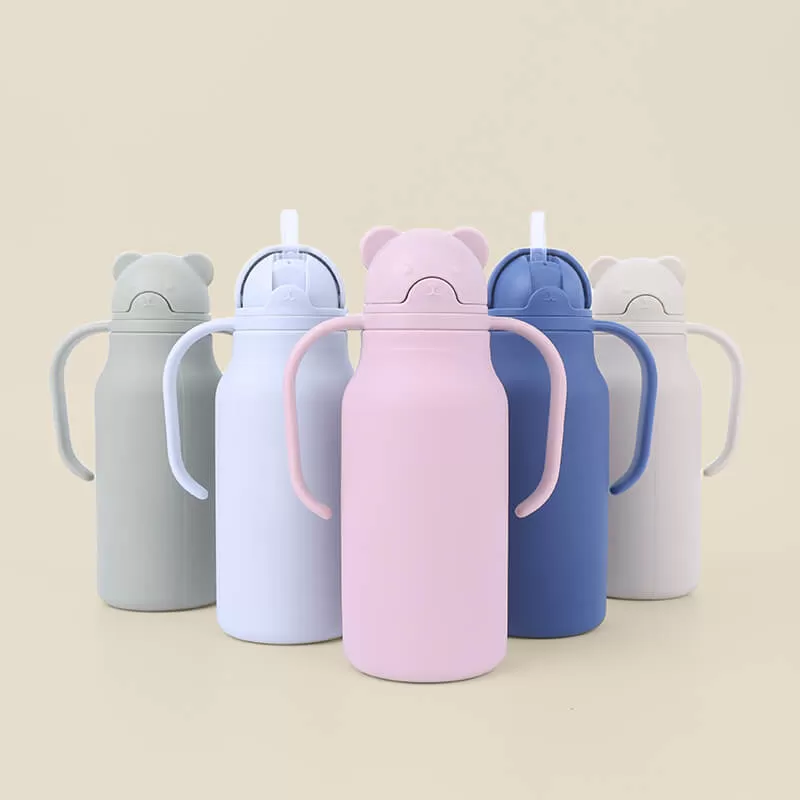 bx0152 silicone reusable water bottle