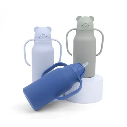 BX0152 Silicone Water Bottle With Handle