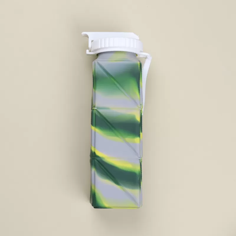 collapsible silicone folding silicone water bottle