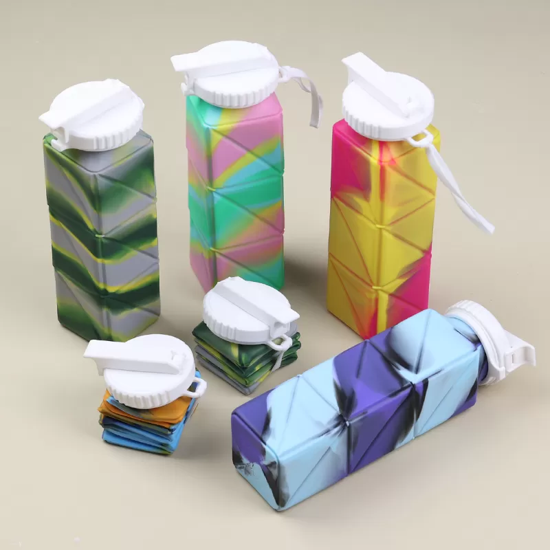 collapsible water bottle custom logo