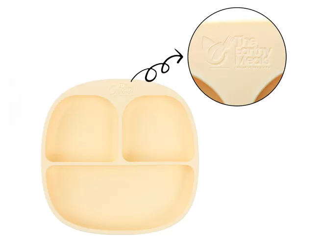 custom silicone baby plate
