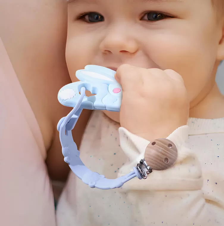 Detail Information of ﻿﻿﻿﻿X623 Silicone Rainbow Pacifier Chain