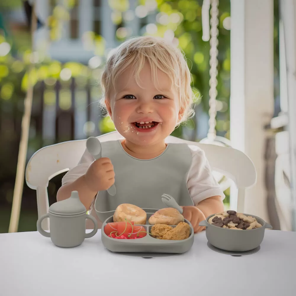 fs0002 baby silicone feeding set