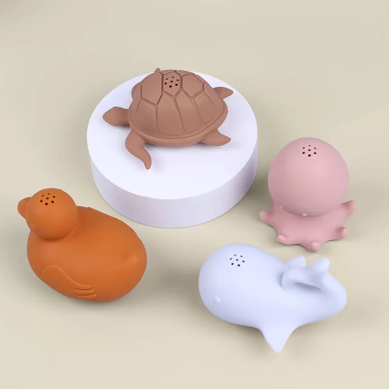 kids silicon bath toys