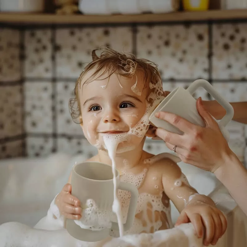 silicon cups for kids bath