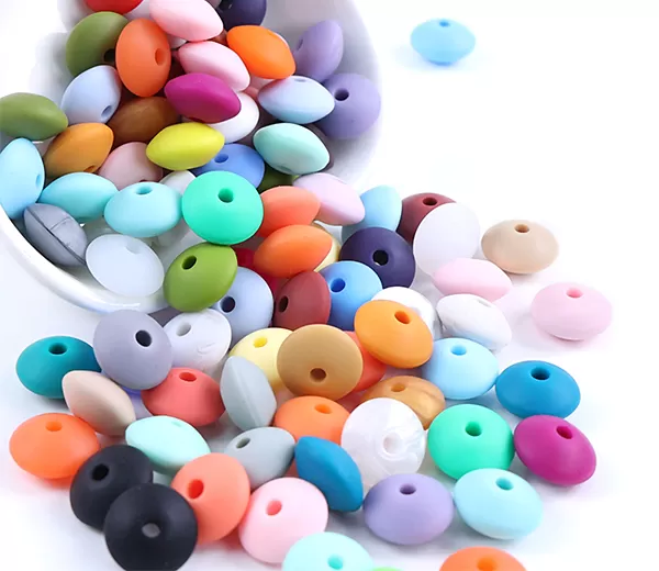 BS0004 Silicone Abacus Beads