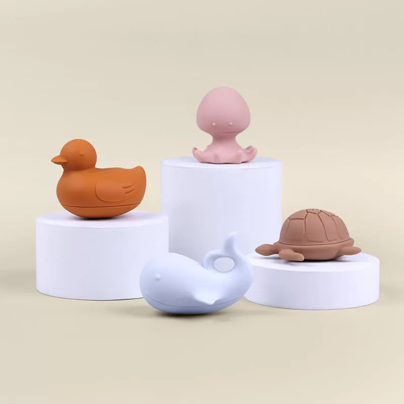 silicone bath toys for baby bathtubs