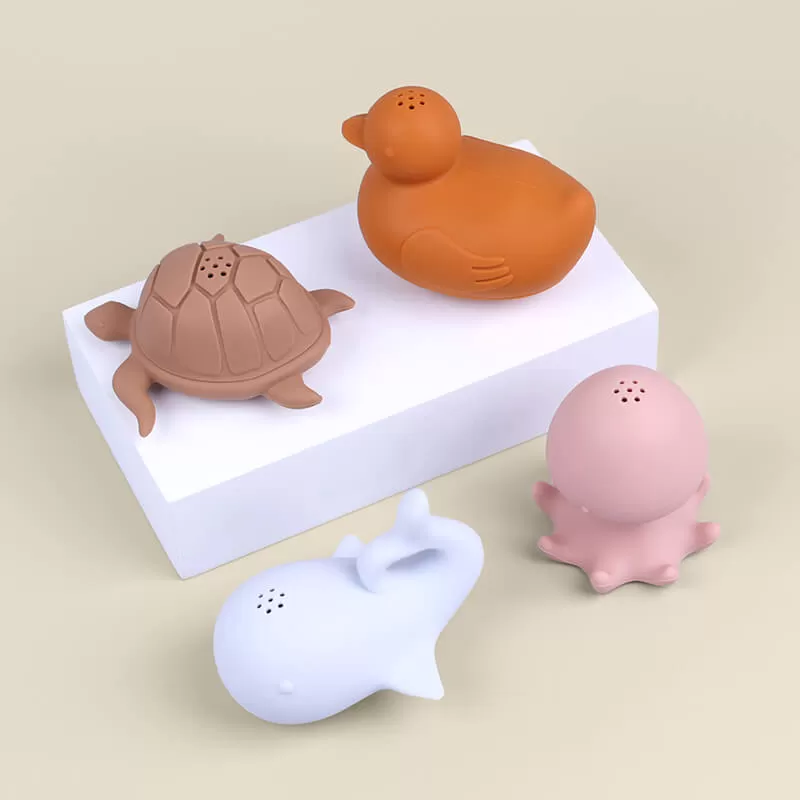 silicone bath toys