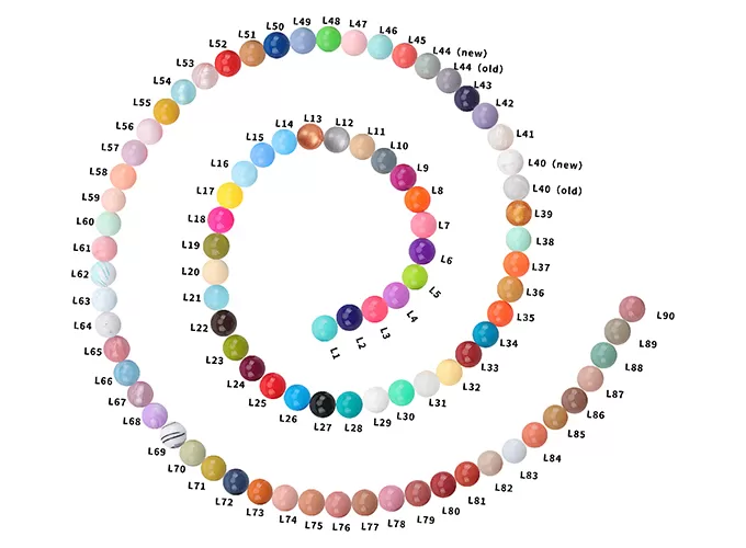 ERGONOMIC Common Sillicone Beads Designs – Approved by Pediatric Dentists