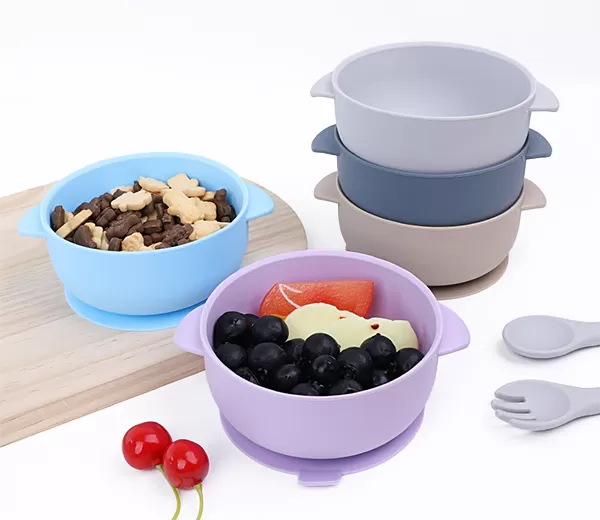 BX0007 Silicone Bowl With Lid