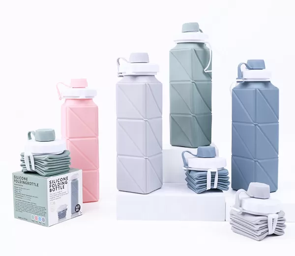 BX0115 Silicone Foldable Portable Water Bottle