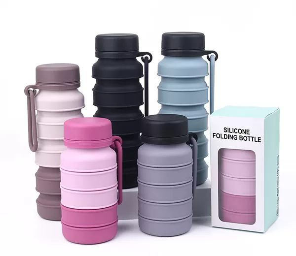 BX0130 Silicone Foldling Water Bottle