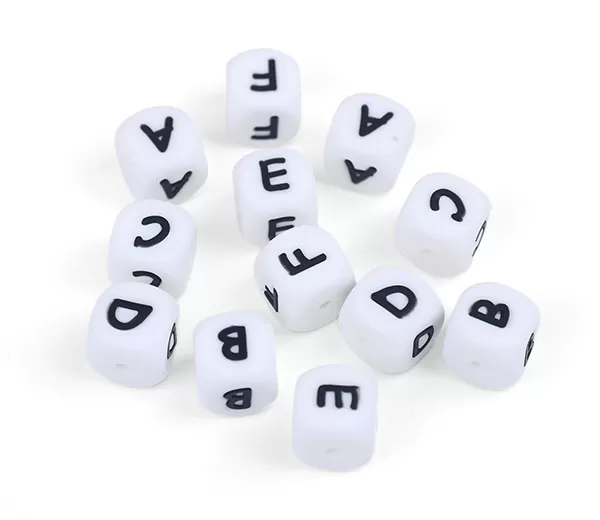BS0005 Silicone Letter Beads