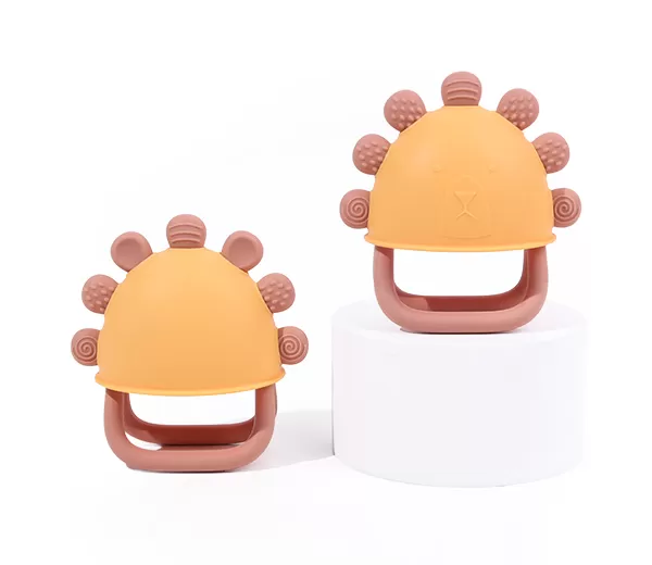 BX0107 Silicone Lion Mitten Teether