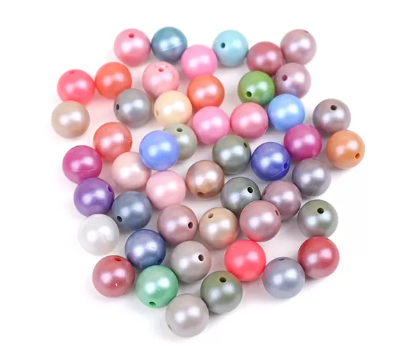BS0002 Silicone Shiny Beads